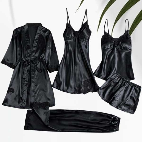 flourish-05-pieces-silk-lace-robe-with-pajama-and-cami-set-nightwear-fl-05444-1