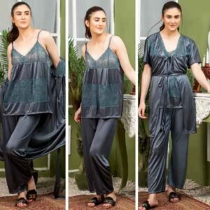 03 Pieces Pajama Set