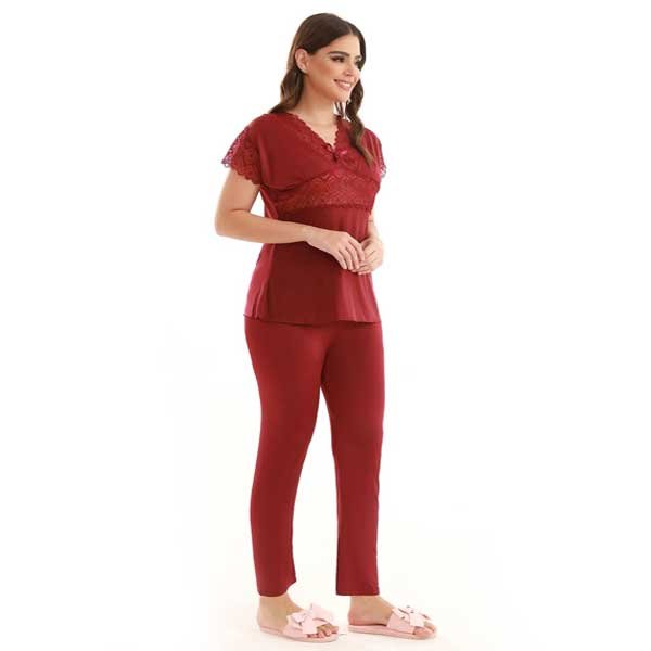 flourish-v-neck-lace-pajama-set-fl-1084-2